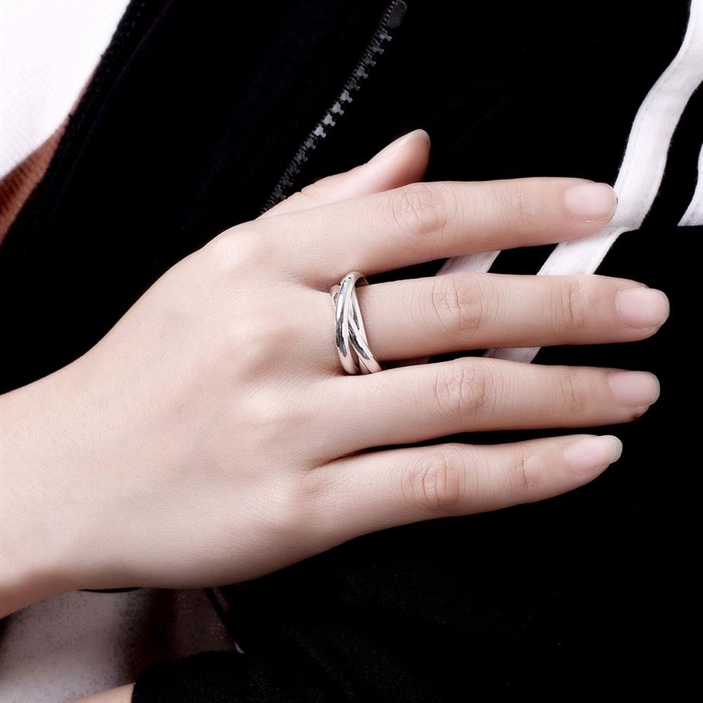 AliExpress 925 Sterling Silver Charm Ring for Women, view 2