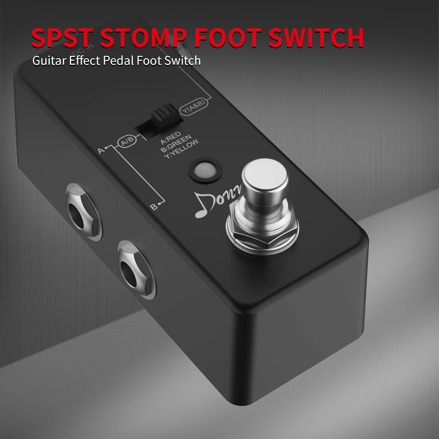 AliExpress DaierTek 10PCS SPST Momentary Soft Touch Foot Switch Normally Open 2 PIN Stomp Box Push Button Footswitch for Guitar Effect Peda, view 5