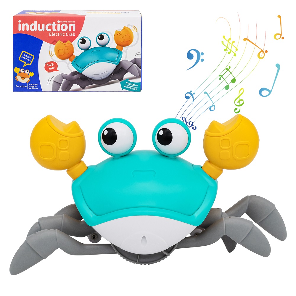 AliExpress Dancing Crab Run Away Toy for Babies Crawling Interactive Escape Crabs Baby Birthday Thanksgiving Christmas Gift Battery Edition