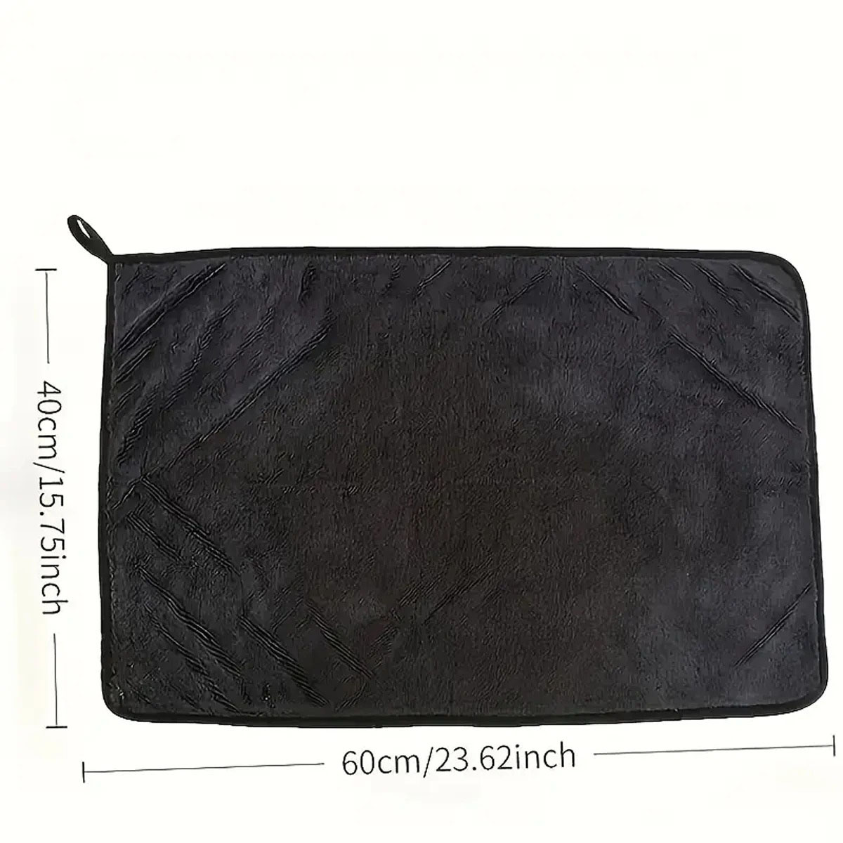 AliExpress Oversized Microfiber Car Drying Towel (Dark Gray), view 3