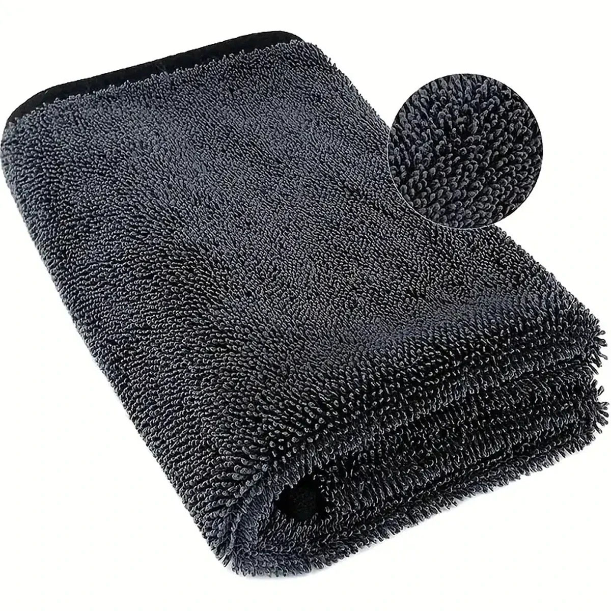 AliExpress Oversized Microfiber Car Drying Towel (Dark Gray), view 5