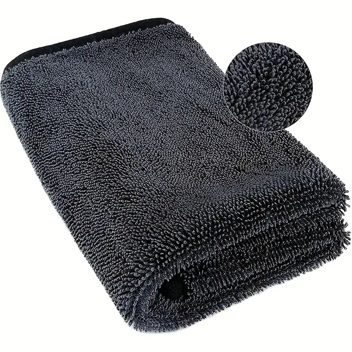 AliExpress Dark Gray Oversized Microfiber Car Wash Cloth, view 5
