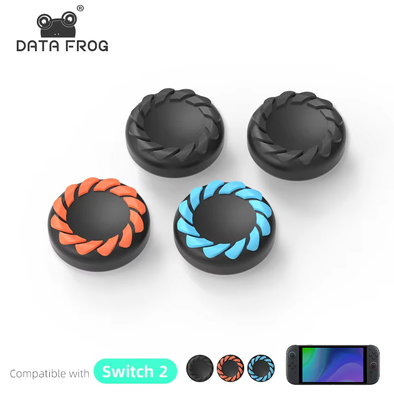 AliExpress DATA FROG Silicone Thumb Grip Cap Protective Cover for Switch 2 Controllers, Anti-Slip Gamepad Accessories