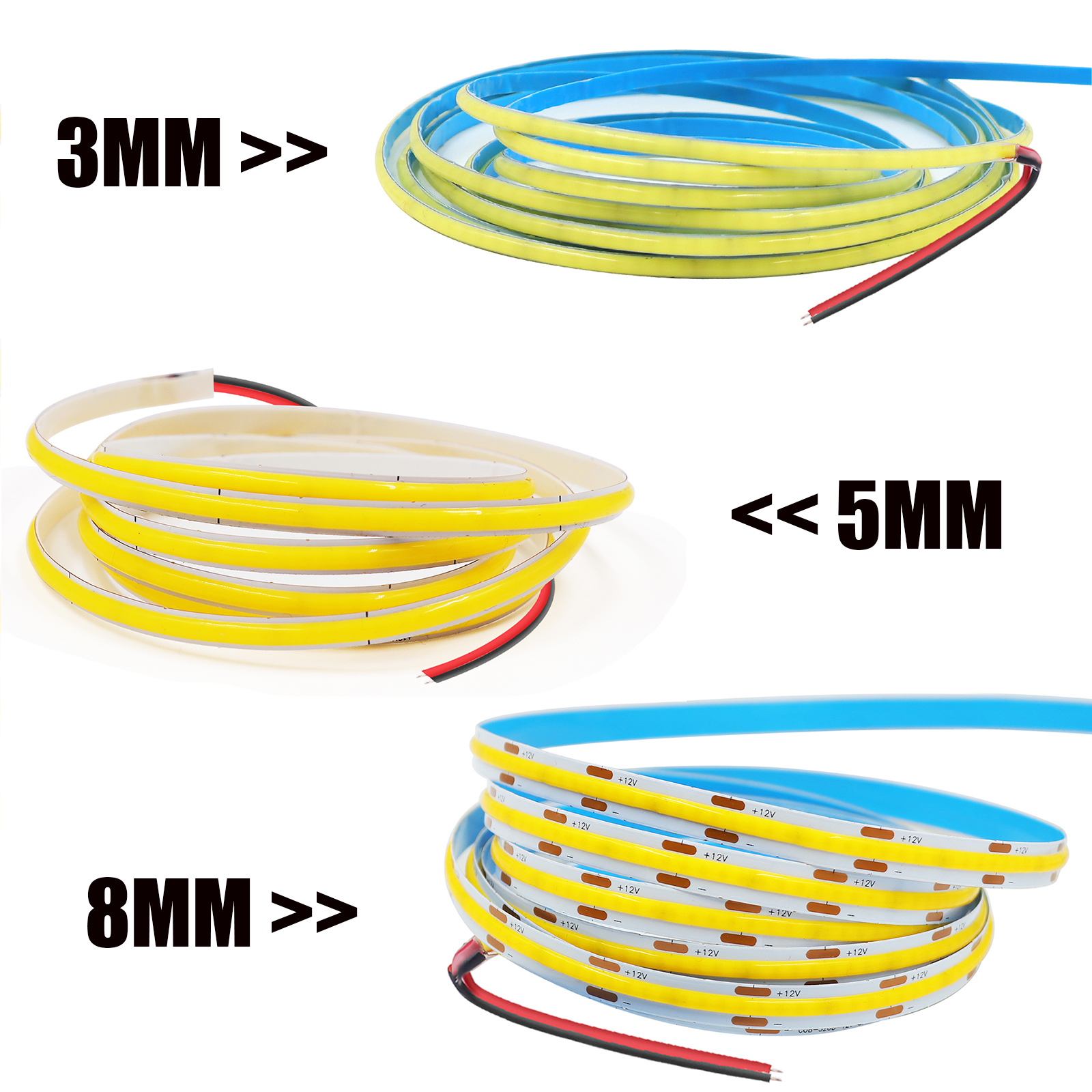 AliExpress 12V COB LED Flexible Strip Light, view 2