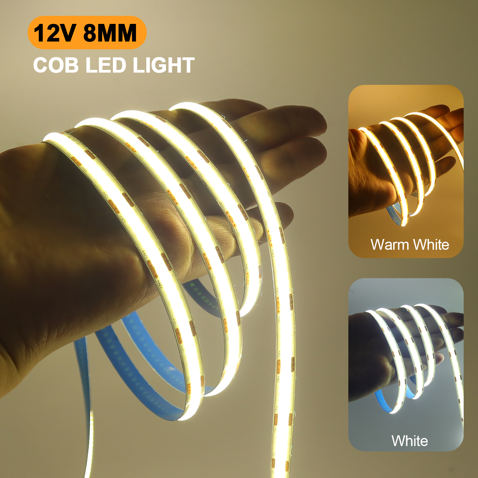 AliExpress 12V COB LED Flexible Strip Light, view 3