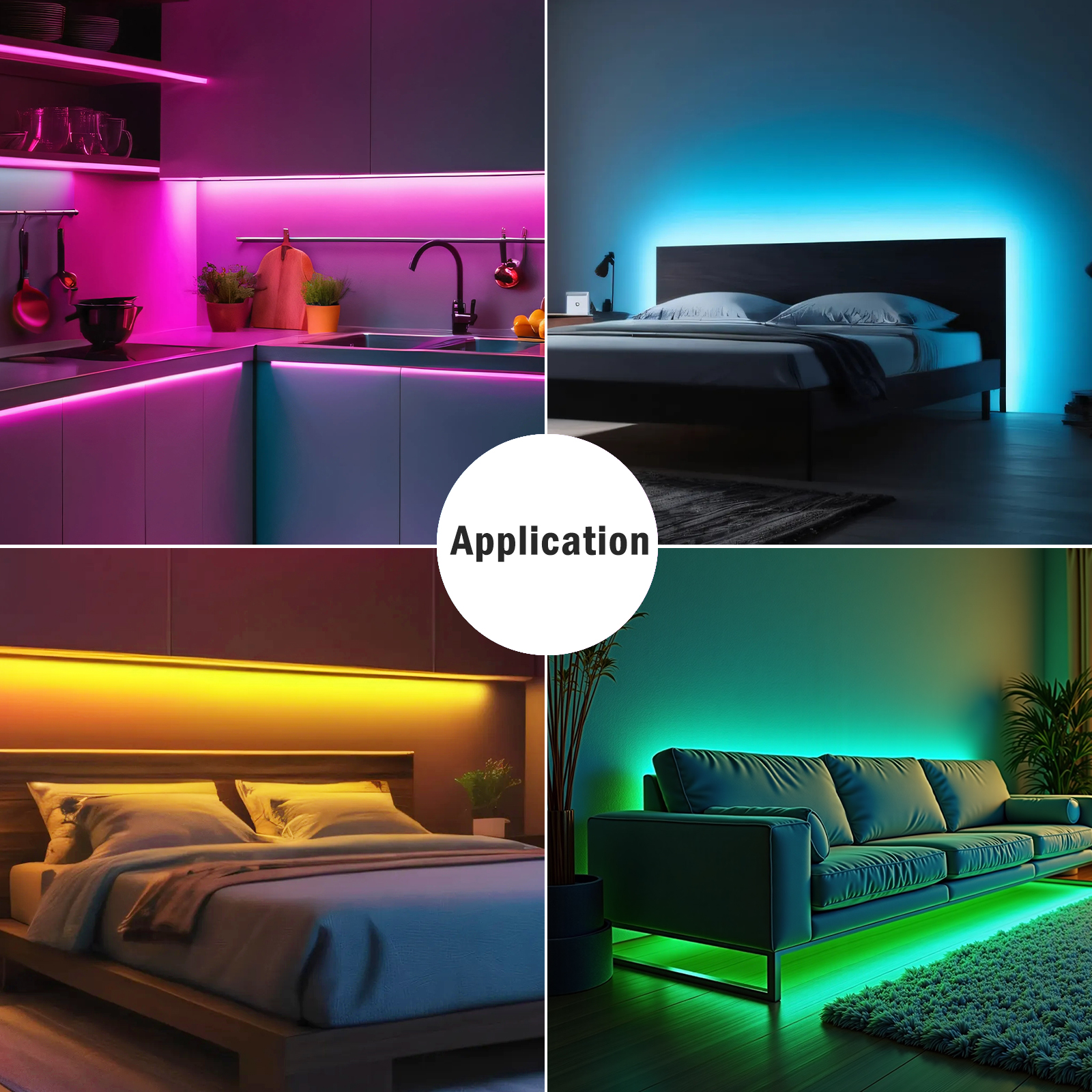AliExpress 12V COB LED Flexible Strip Light, view 5