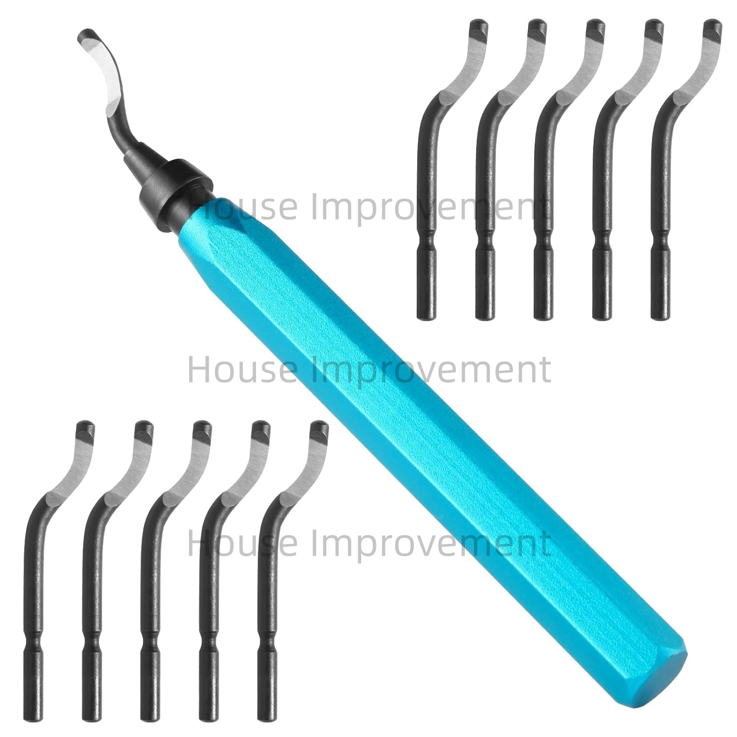 AliExpress Deburring Tool Set with 11 Swivel Blades