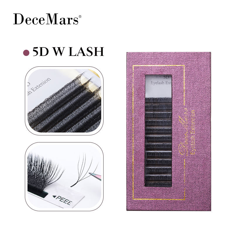 AliExpress DeceMars 5D W-Shaped Lash Extension Fans, view 3