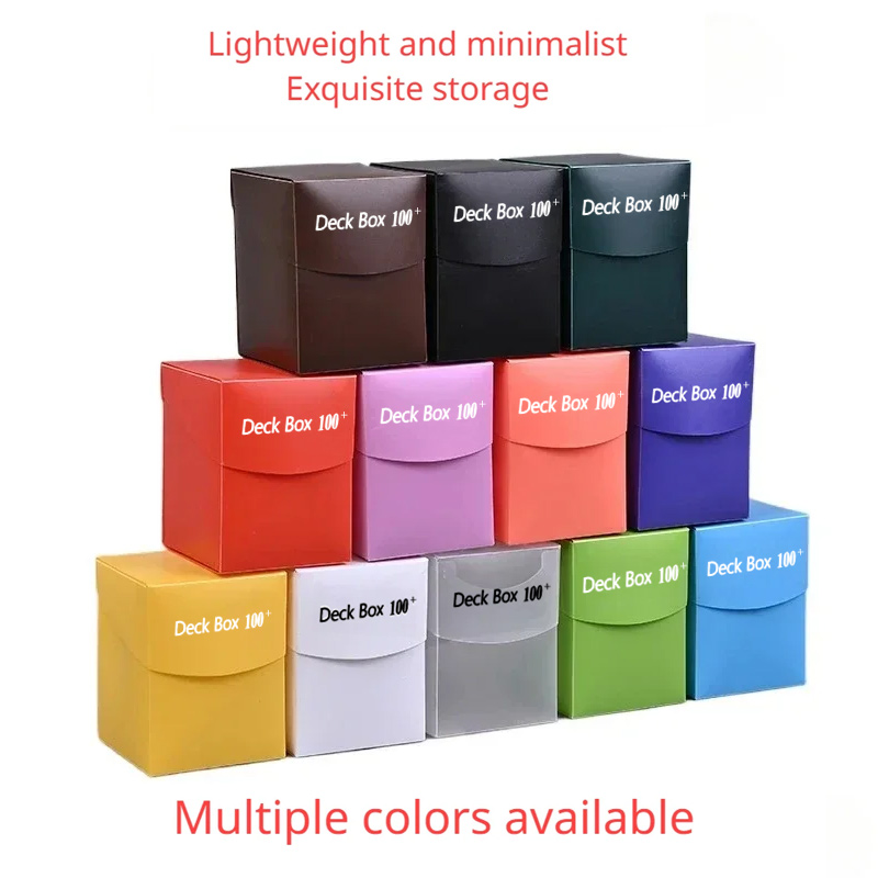 AliExpress Deck Trading Cards Box for 100+ Game Baseball Card Storage Box Playing Card Carrying Case for Family Party Games Supplies, view 2