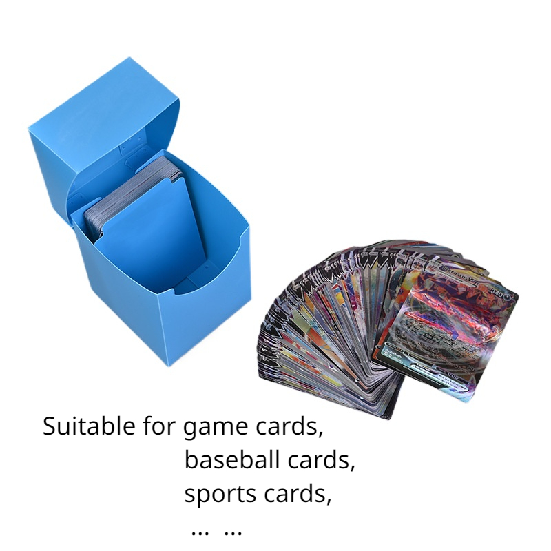 AliExpress Deck Trading Cards Box for 100+ Game Baseball Card Storage Box Playing Card Carrying Case for Family Party Games Supplies, view 5
