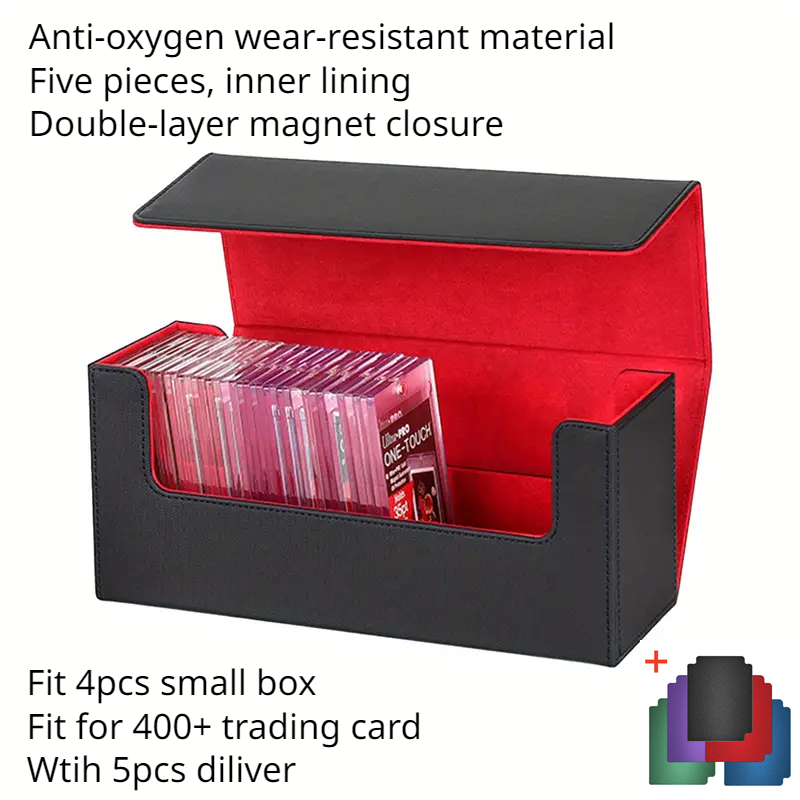 AliExpress Deck Trading Cards Box for 100+ Game Baseball Card Storage Box Playing Card Carrying Case for Family Party Games Supplies, view 6