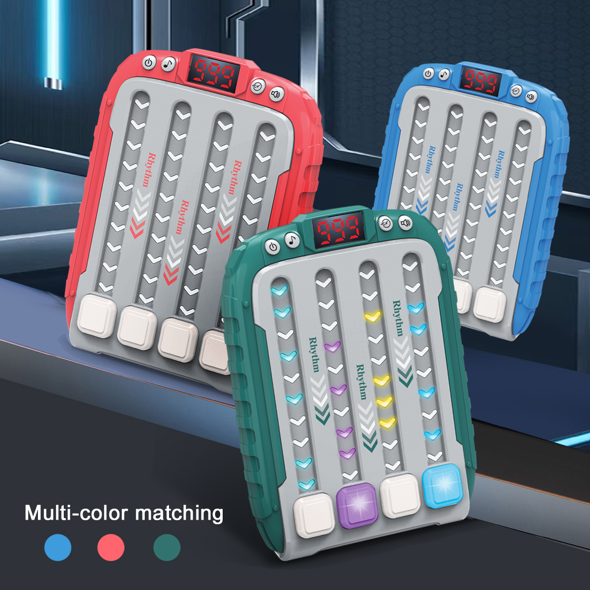 AliExpress Decompress game consoles Defusing music exercise reflexes Press music children puzzle music pass brain thinking training toys, view 6