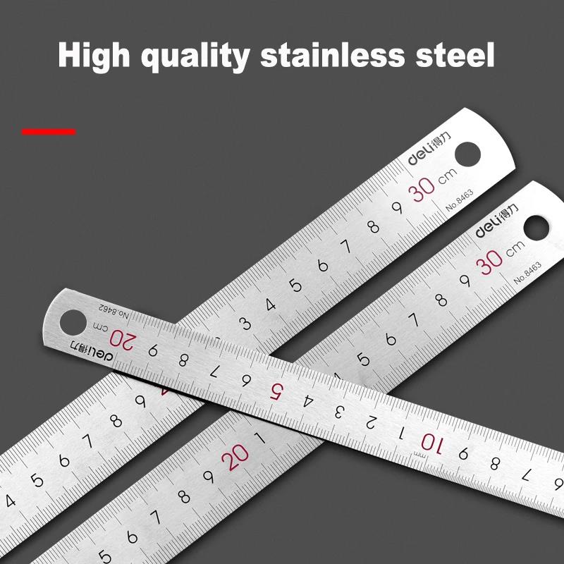 AliExpress Deli Stainless Steel Straight Ruler (15, 20, 30cm), view 4