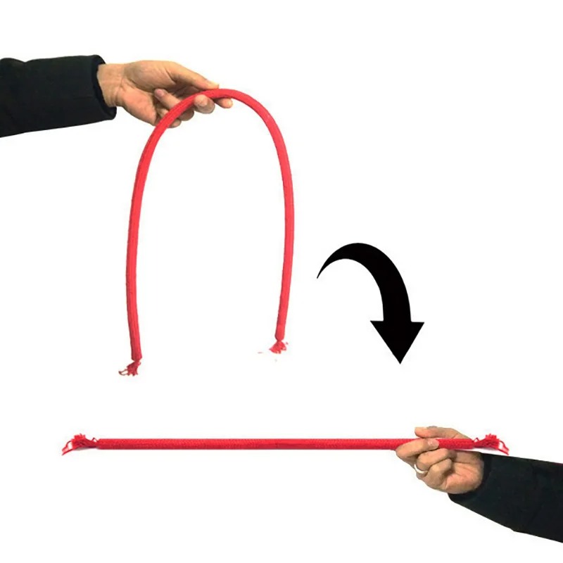 AliExpress Deluxe Stiff Rope (Red) by Kupper Magic Tricks Soft Rope To Stiff Magia Close Up Street Illusions Gimmicks Mentalism Funny Props