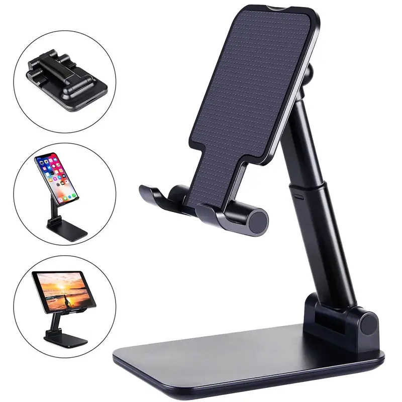 AliExpress Desk Mobile Phone Holder Stand For IPhone IPad Xiaomi Adjustable Desktop Tablet Holder Universal Table Cell Phone Stand, view 6
