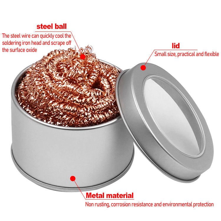 AliExpress Copper Wire Solder Tip Cleaning Ball with Box, view 4