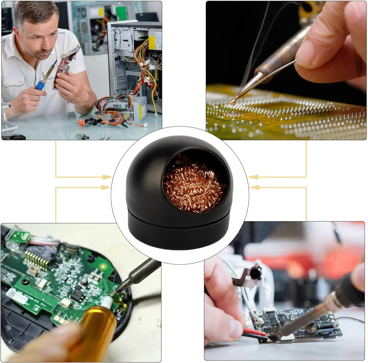 AliExpress Copper Wire Solder Tip Cleaning Ball with Box, view 6