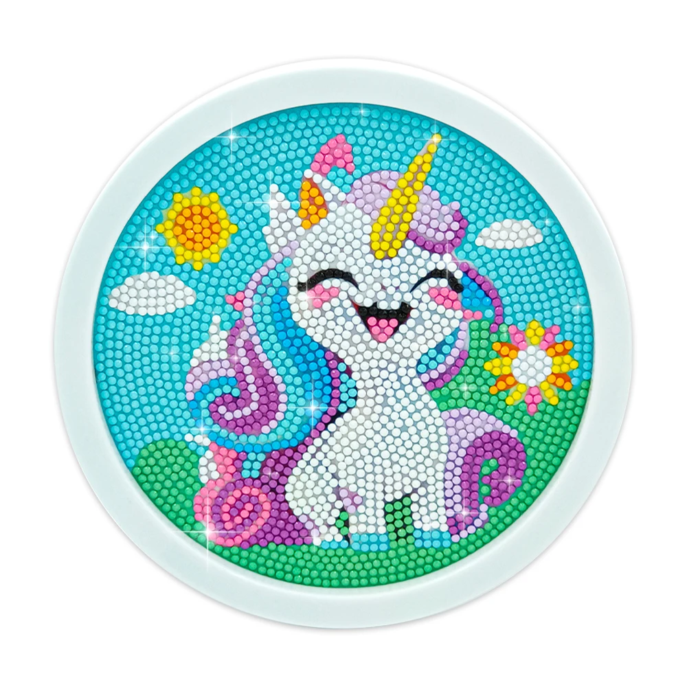 AliExpress Diamond Painting Set Cute Unicorn Beginner Diamond Painting Set 5D DIY Children and Adults Diamond Painting Photo Frame Craft, view 6