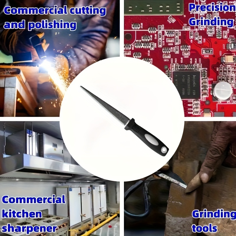 AliExpress Diamond Sharpener Sharpener Metal Double Sand File Scissors Gardening Tools Sharpener, view 6