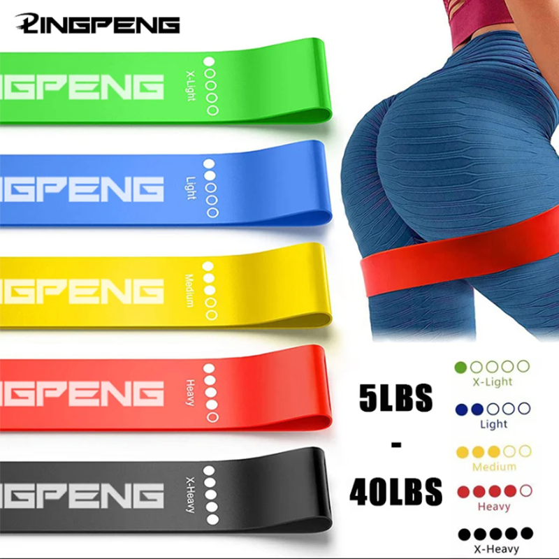 AliExpress Different Resistance Bands Yoga Band Fitness Exercise Training Hip Tension Band Leg Squat Dance Elastic Loop Stretch Band