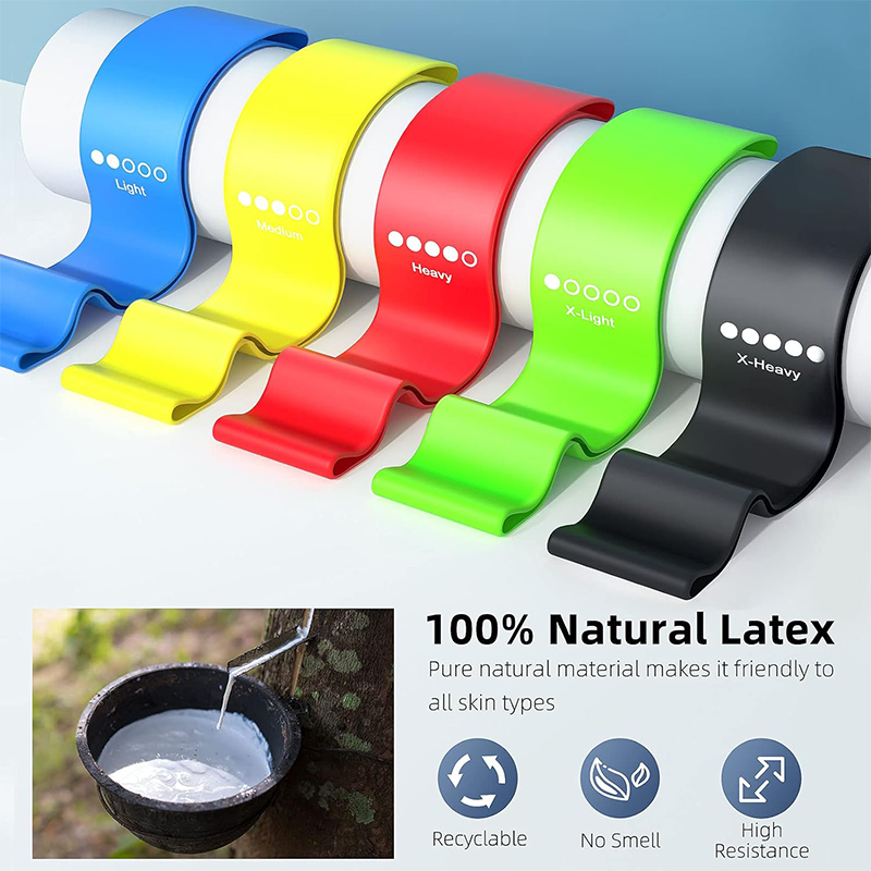 AliExpress Different Resistance Bands Yoga Band Fitness Exercise Training Hip Tension Band Leg Squat Dance Elastic Loop Stretch Band, view 3