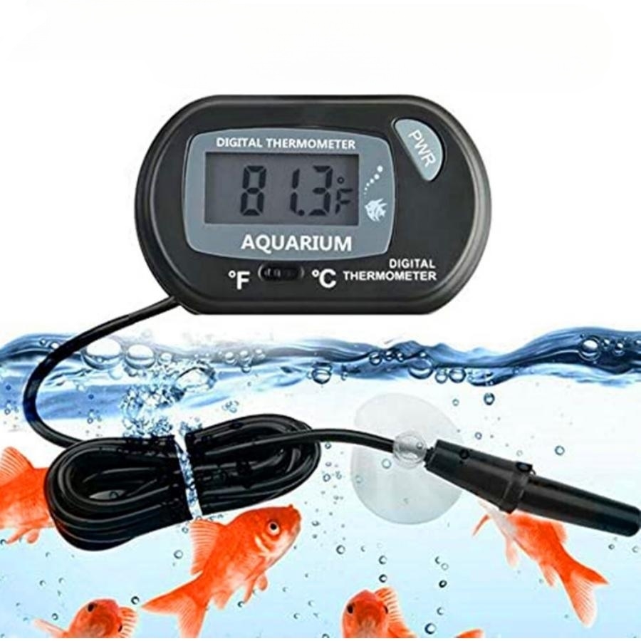 AliExpress Digital Aquarium Thermometer with Probe Suction Cup Fish Tank Water Electronic Thermometer Measurement Degrees Celsius ℃