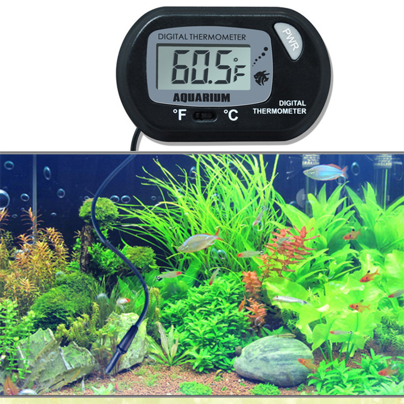 AliExpress Digital Aquarium Thermometer with Probe Suction Cup Fish Tank Water Electronic Thermometer Measurement Degrees Celsius ℃, view 5