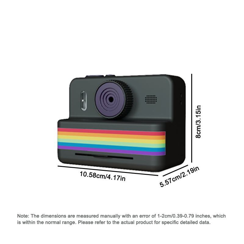 AliExpress Digital Children Camera For Photography Mini Printer Portable Thermal Instant Print Photo Kids Camera 2.8inch HD Video Toy Gifts, view 3