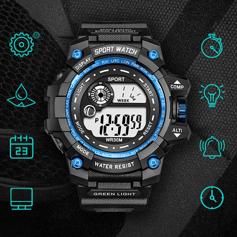AliExpress Kids Digital Sports Wristwatch, view 6