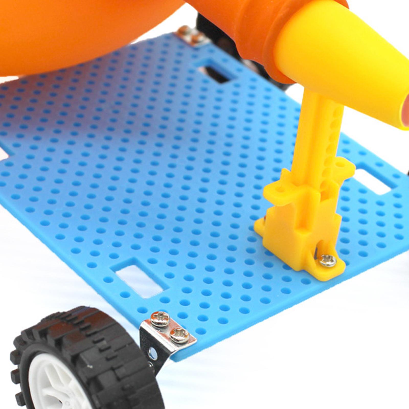 AliExpress DIY Balloon Car Racer 3D Puzzle Science Experiment Kits Balloon Powered Car for Boy Girls Kids Birthday Gift Children, view 5