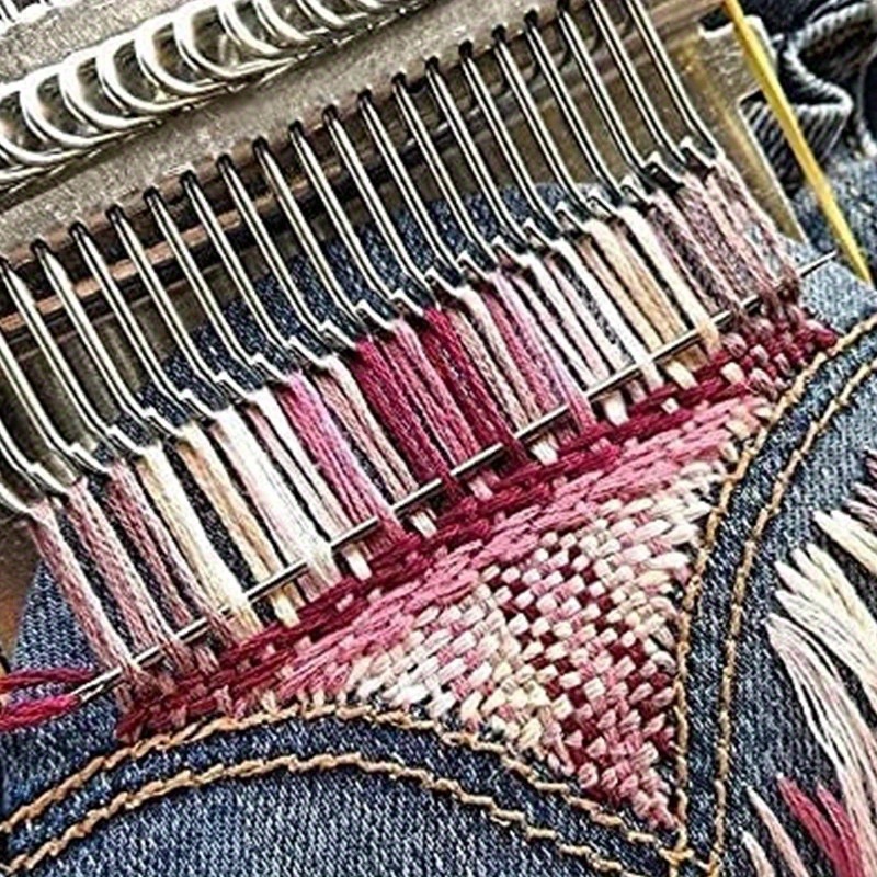 AliExpress Diy Creative Braiding Patching Machine Hand Knitting Wooden Speed Weve Type Small Loom Tool Stitching and Knitting Loom, view 5