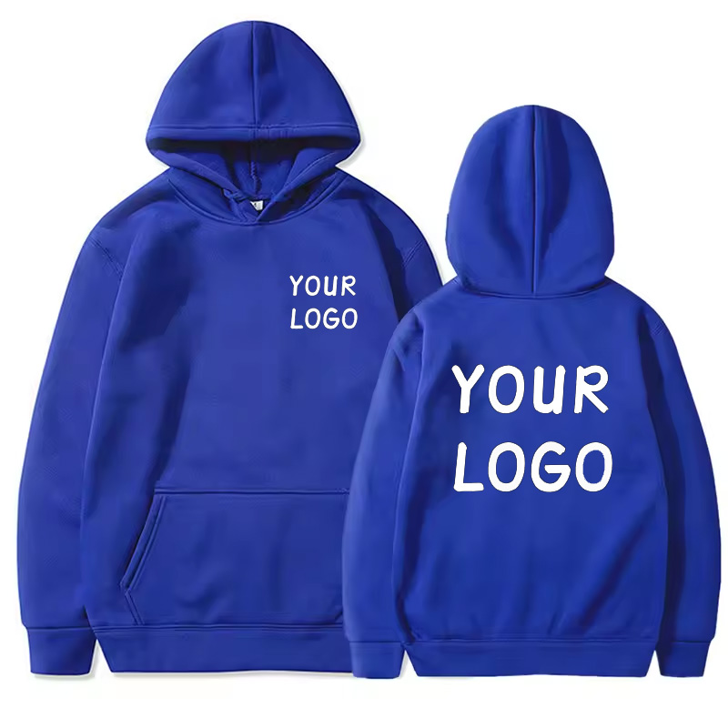 AliExpress DIY Custom Your Brand LOGO Men Women Casual Hoodie Top Solid Color Pullover Street Personality Sweatshirt Custom Gifts, view 3