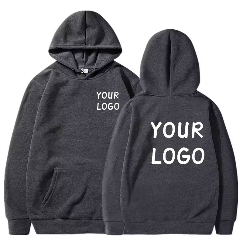 AliExpress DIY Custom Your Brand LOGO Men Women Casual Hoodie Top Solid Color Pullover Street Personality Sweatshirt Custom Gifts, view 5