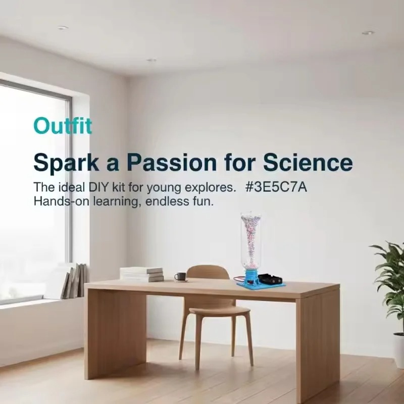 AliExpress DIY Electric Vortex Tornado Science Kit, view 5