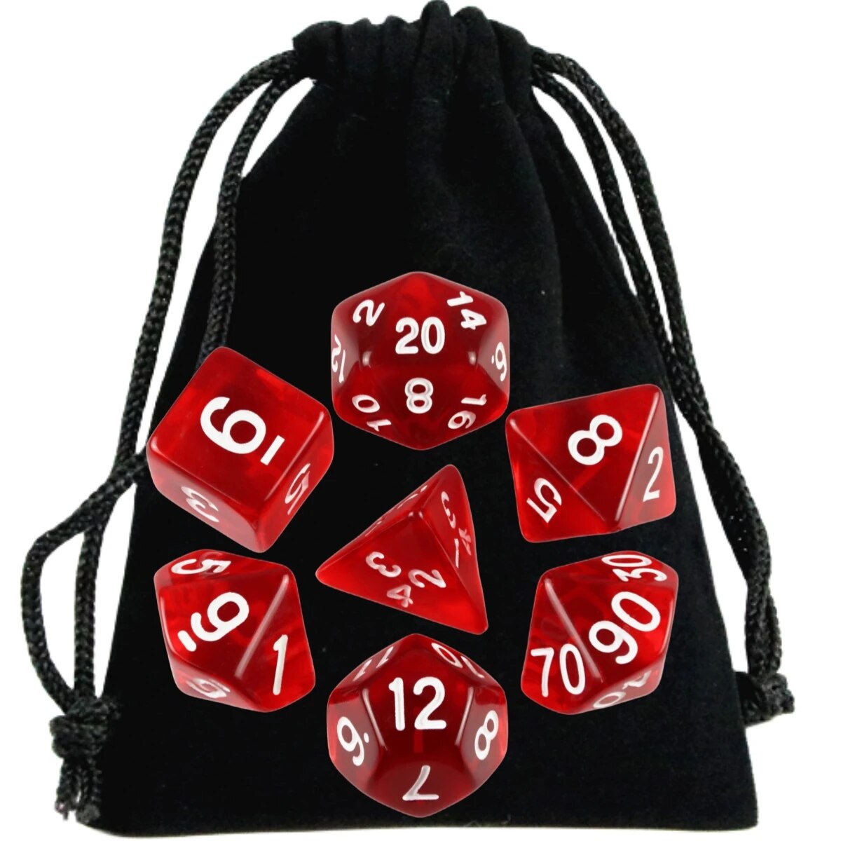 AliExpress DND Dice Polyhedral Dice RPG High Quality Transparent Dice Game Set Various Wonderful Colours For DND RPG Board Game Party Games, view 4