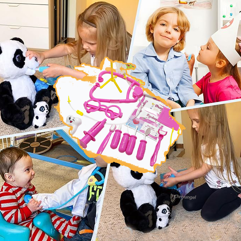 AliExpress Doctor Toys for Kids 53/31PCS Doctor Pretend Play Set Children Medical Dentist Tools Stethoscope Educational Toy Boy Girl Gift, view 6