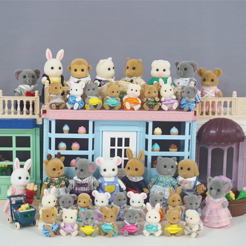 AliExpress Dollhouse Miniature Accessories 1/12 Forest Family Home Furniture Collection Set Kitchen Cooking Pots For Children Girls Gift, view 6