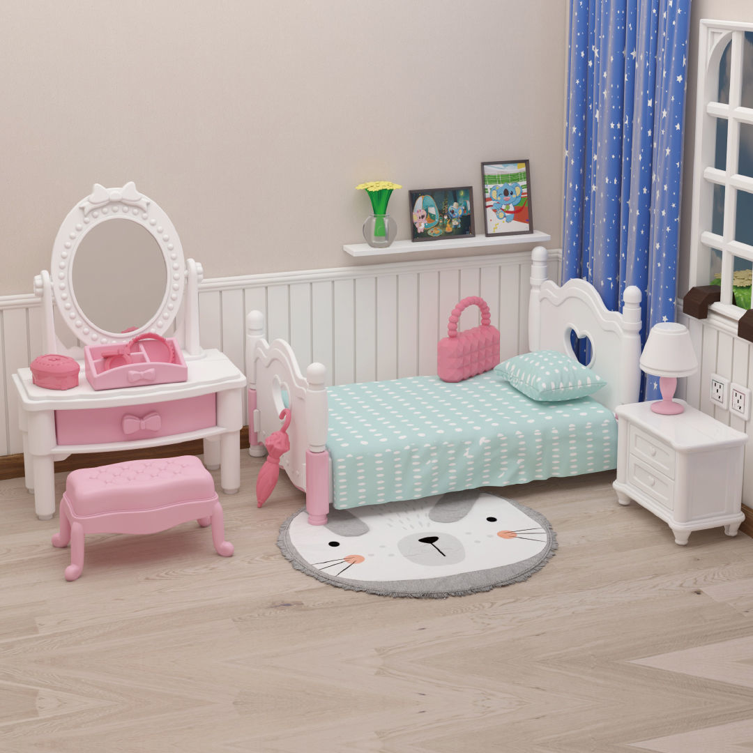 AliExpress Dollhouse Miniature Furniture Accessories 1/12 Supermarket Micro Model Bedroom Forest Family For Kitchen Toys Doll Girl Gift, view 3