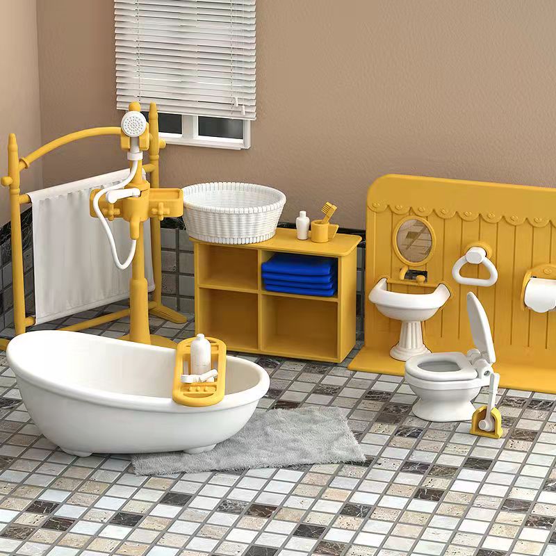AliExpress Dollhouse Miniature Furniture Accessories 1/12 Supermarket Micro Model Bedroom Forest Family For Kitchen Toys Doll Girl Gift, view 6
