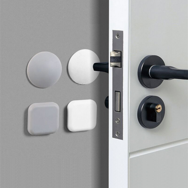 AliExpress Door Stopper Silicone Handle Bumpers Self Adhesive Mute Anti-Shock Protection Porte Pad Home Improvement Wall Protector Pad, view 5