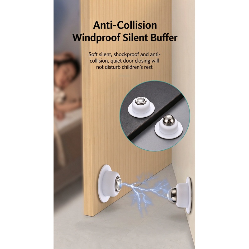 AliExpress Door Suck Touch Anti-collision Door Hotel Household Strong Magnetic Strong Mute Door Stall Door Stopper