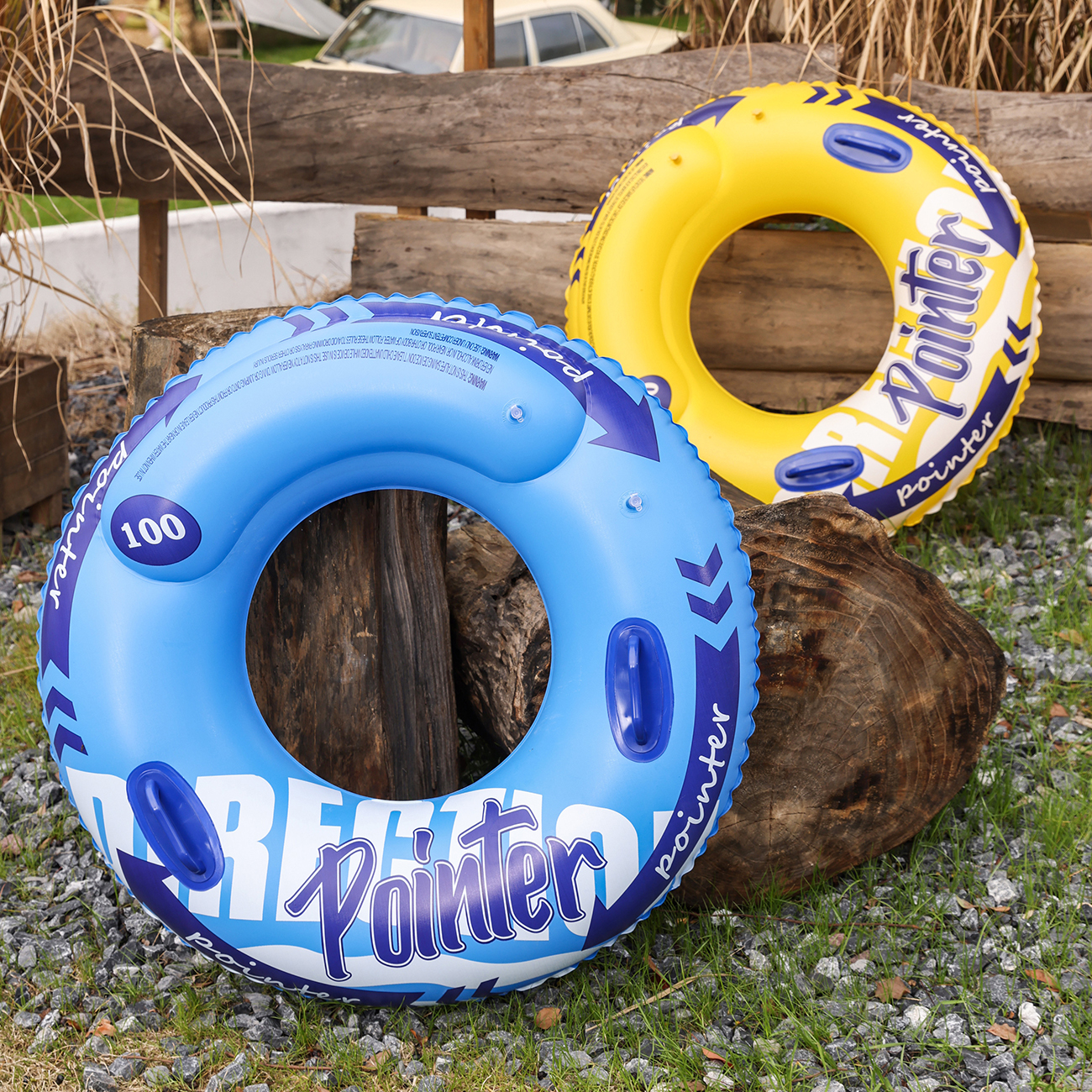 AliExpress Double Balloon Inflatable Adult Swimming Ring, view 2