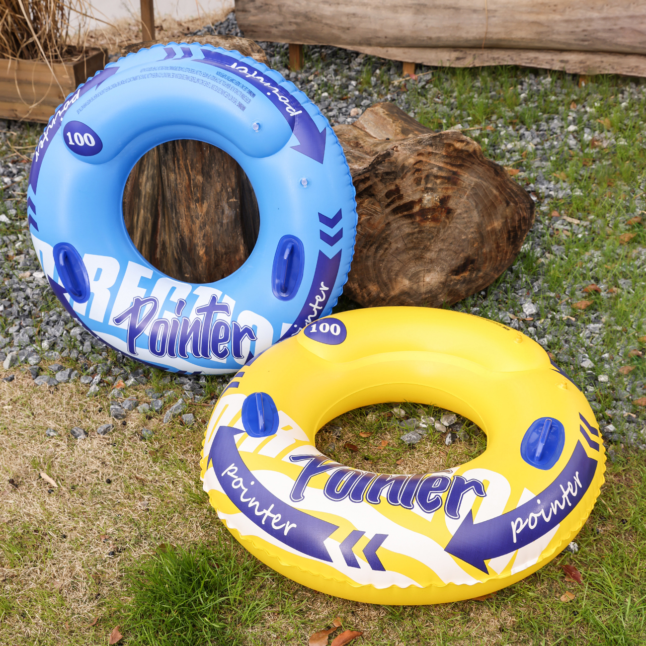 AliExpress Double Balloon Inflatable Adult Swimming Ring, view 3