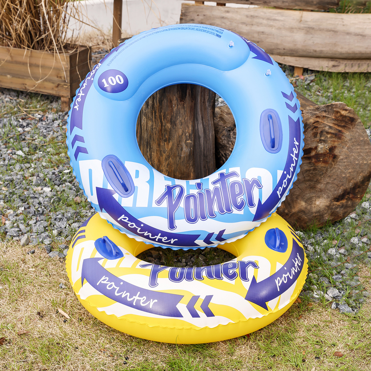 AliExpress Double Balloon Inflatable Adult Swimming Ring, view 4