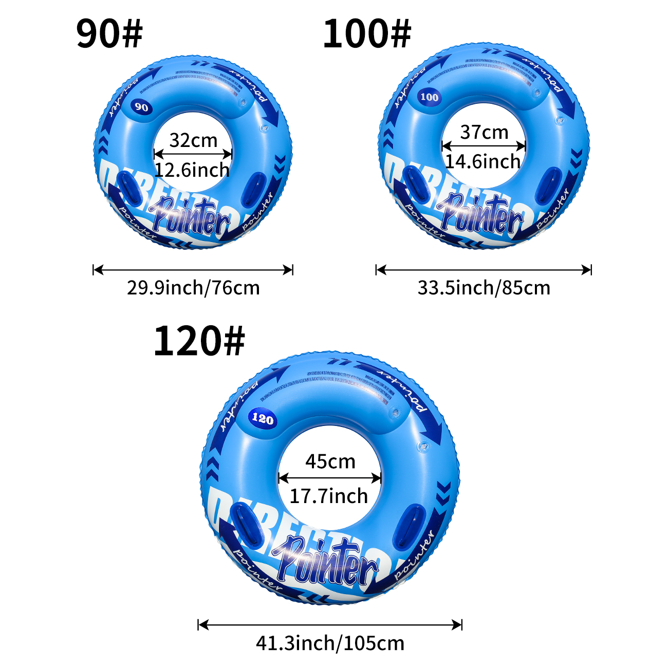 AliExpress Double Balloon Inflatable Adult Swimming Ring, view 6