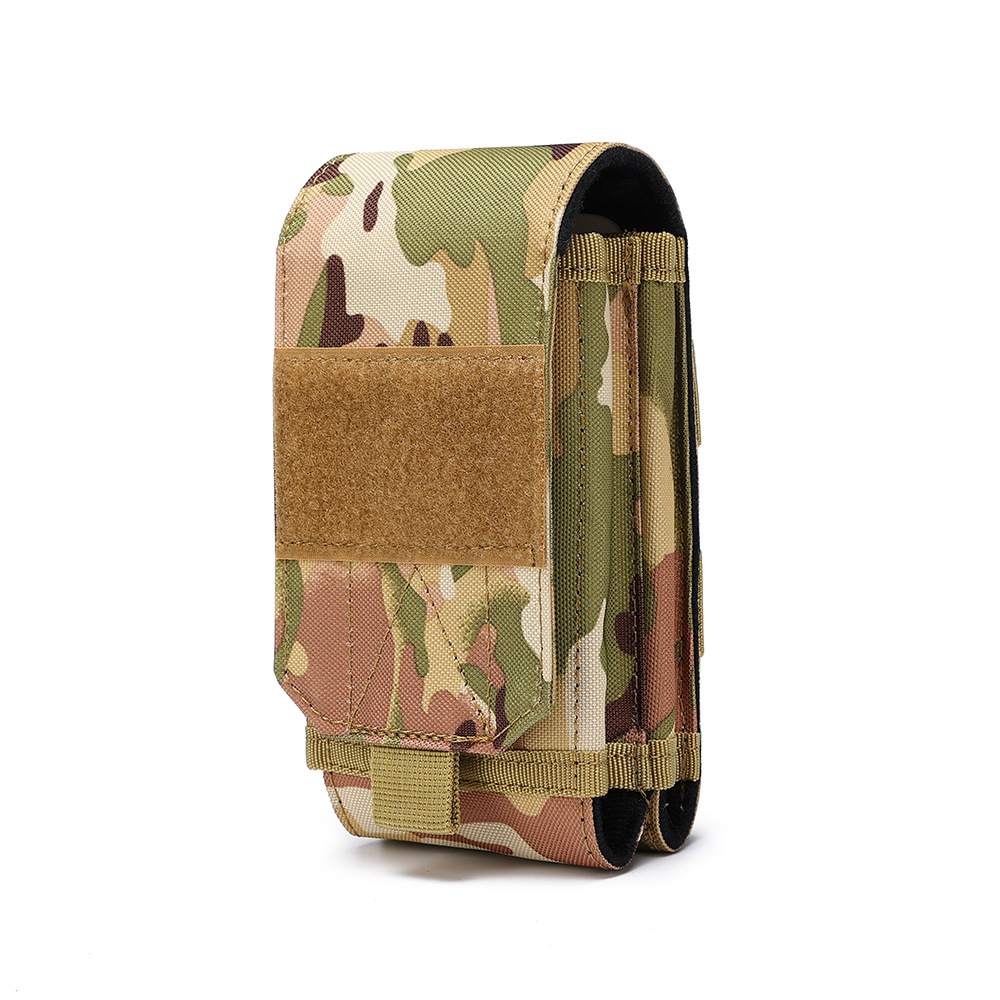 AliExpress Double Molle Laser Cell Phone Pouch Tactical Belt EDC Pouch Holder Waist Accessories Bag Outdoor Camping Mobile Phone Pack Bag, view 3