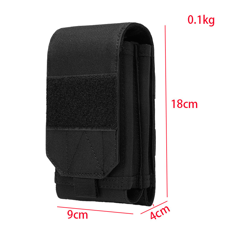 AliExpress Double Molle Laser Cell Phone Pouch Tactical Belt EDC Pouch Holder Waist Accessories Bag Outdoor Camping Mobile Phone Pack Bag, view 4