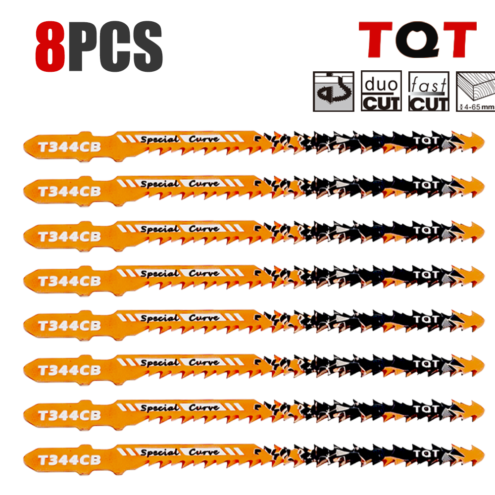 AliExpress Double-Sided Jigsaw Blades 10/9Tpi T344Cb for Efficient Curved Cutting, Wood & Plastic Saber Saw Blades Set for DIY & Carpenters, view 5