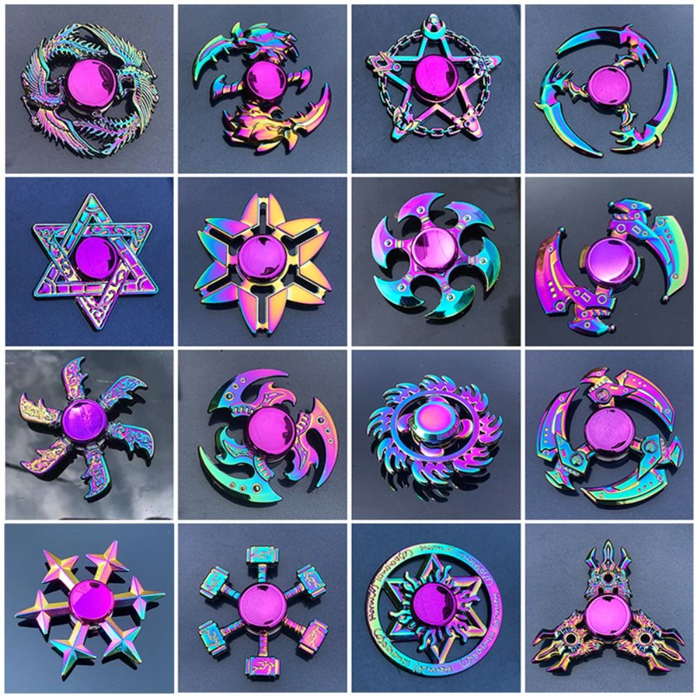 AliExpress Dragon Wings Hand Spinner Alloy Low Noise Metal Rainbow Finger Spinner Anti-Anxiety High Speed Fingertip Gyro Birthday Gift