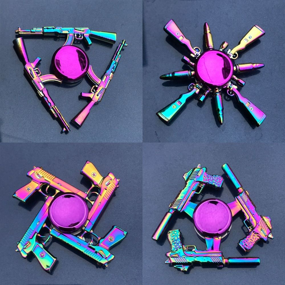 AliExpress Dragon Wings Hand Spinner Alloy Low Noise Metal Rainbow Finger Spinner Anti-Anxiety High Speed Fingertip Gyro Birthday Gift, view 2